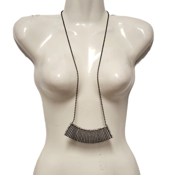 Black Pendant Necklace - Picture 1 of 9